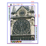 Full Diamond Painting kit - Carved architecture of Notre Dame de Paris