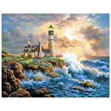 Full Diamond Painting kit - Lighthouse by the sea