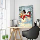 Full Diamond Painting kit - Christmas snowman