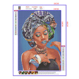 Full Diamond Painting kit - African woman