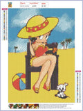 Full Diamond Painting kit - Betty Boop