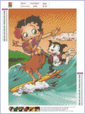Full Diamond Painting kit - Betty Boop
