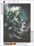 Full Diamond Painting kit - Poseidon horse