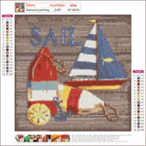 Full Diamond Painting kit - SAIL