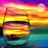 Full Diamond Painting kit - Beautiful seaside sunrise