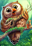 Full Diamond Painting kit - Cute owl